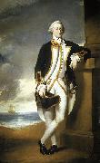 George Dance the Younger Portrait of Captain Hugh Palliser oil painting artist